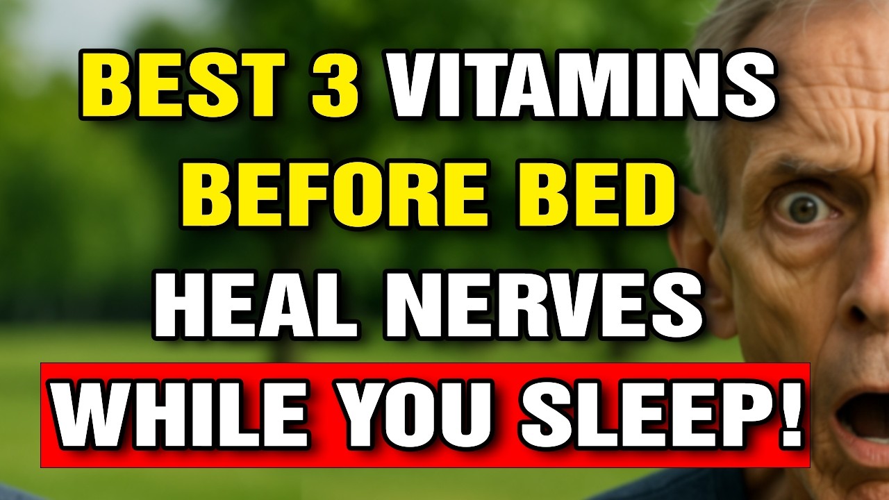 3 Bedtime Vitamins for Stronger Legs After 60 | Ageless Nutrition