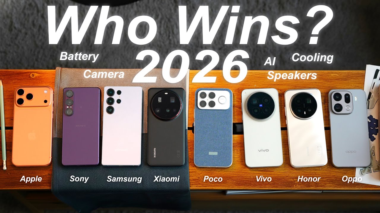 The Best Phone Camera in 2026? Samsung vs Vivo vs Honor vs Oppo vs Xiaomi vs Sony vs Apple vs Poco!