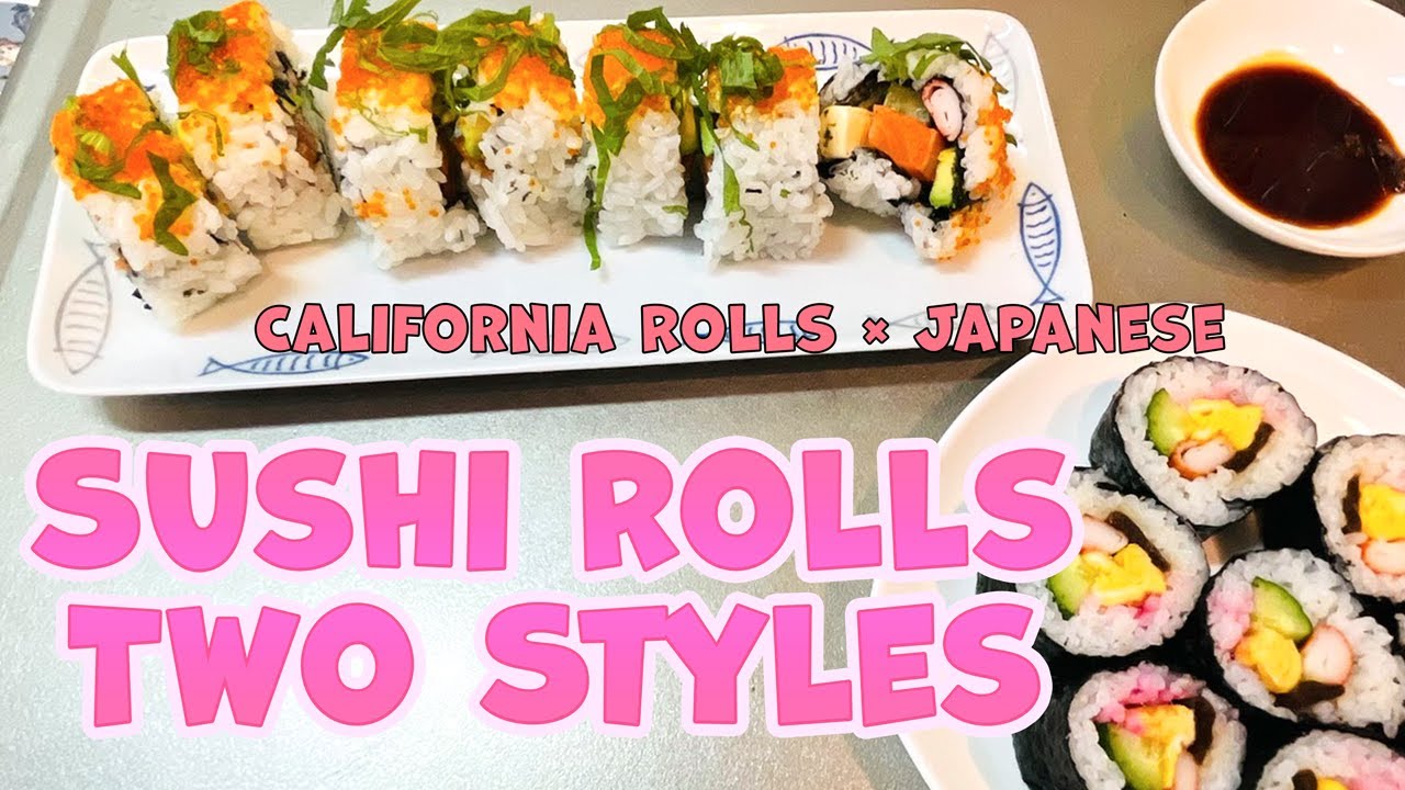 【Two Japanese Sushi Rolls】#64  Simple Homemade Sushi