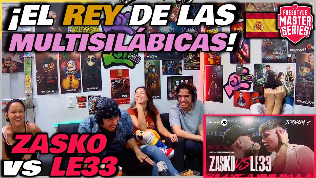 🔴COLOMBIANOS REACCIONAN a ZASKO vs LE33 - ¡EL REY DE LAS MULTISILÁBICAS! [FMS ESPAÑA 2025]