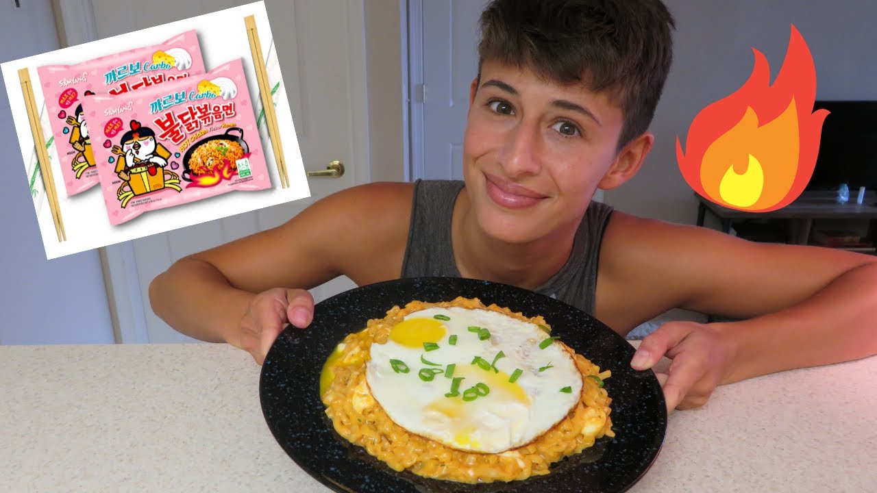 CARBO SAMYANG FIRE NOODLES MUKBANG!!!!!