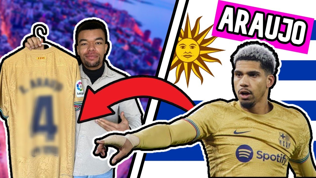 I recreated Ronald Araujo's FC Barcelona shirt!