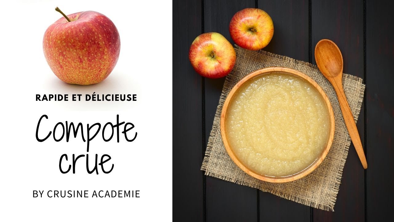 Compote crue pour petit-déjeuner