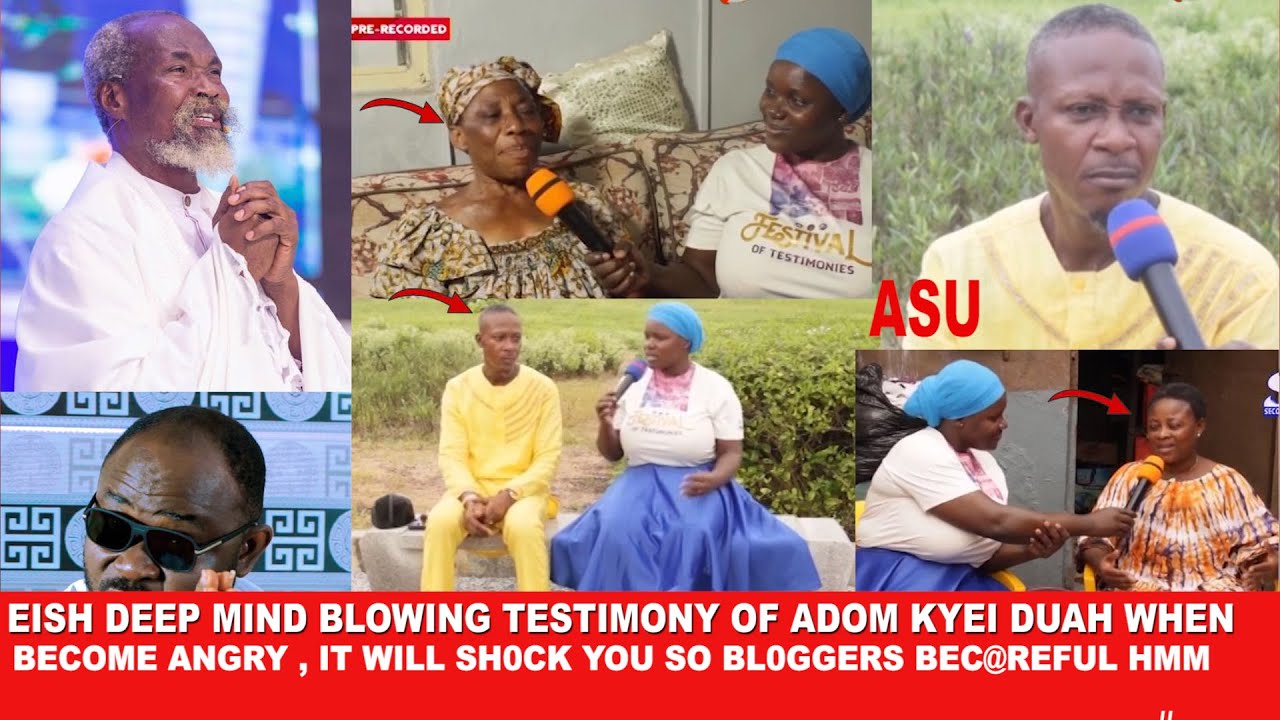 Eish Deep Mind blowing testimony of Adom Kyei Duah when he become angry  bl0ggers bec@reful in Ghana