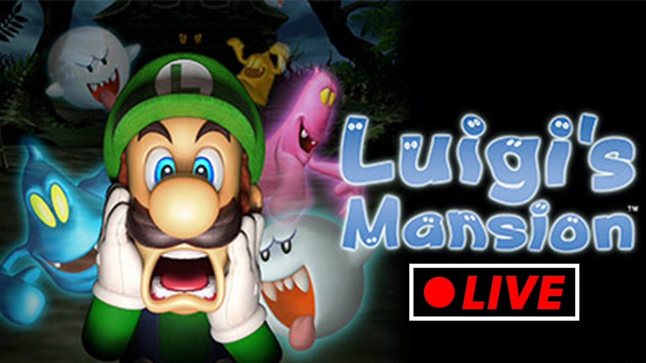 [ LIVE🔴] 👻First Playthrough Since THE CUBE👻| Pt.1| Luigi's Mansion