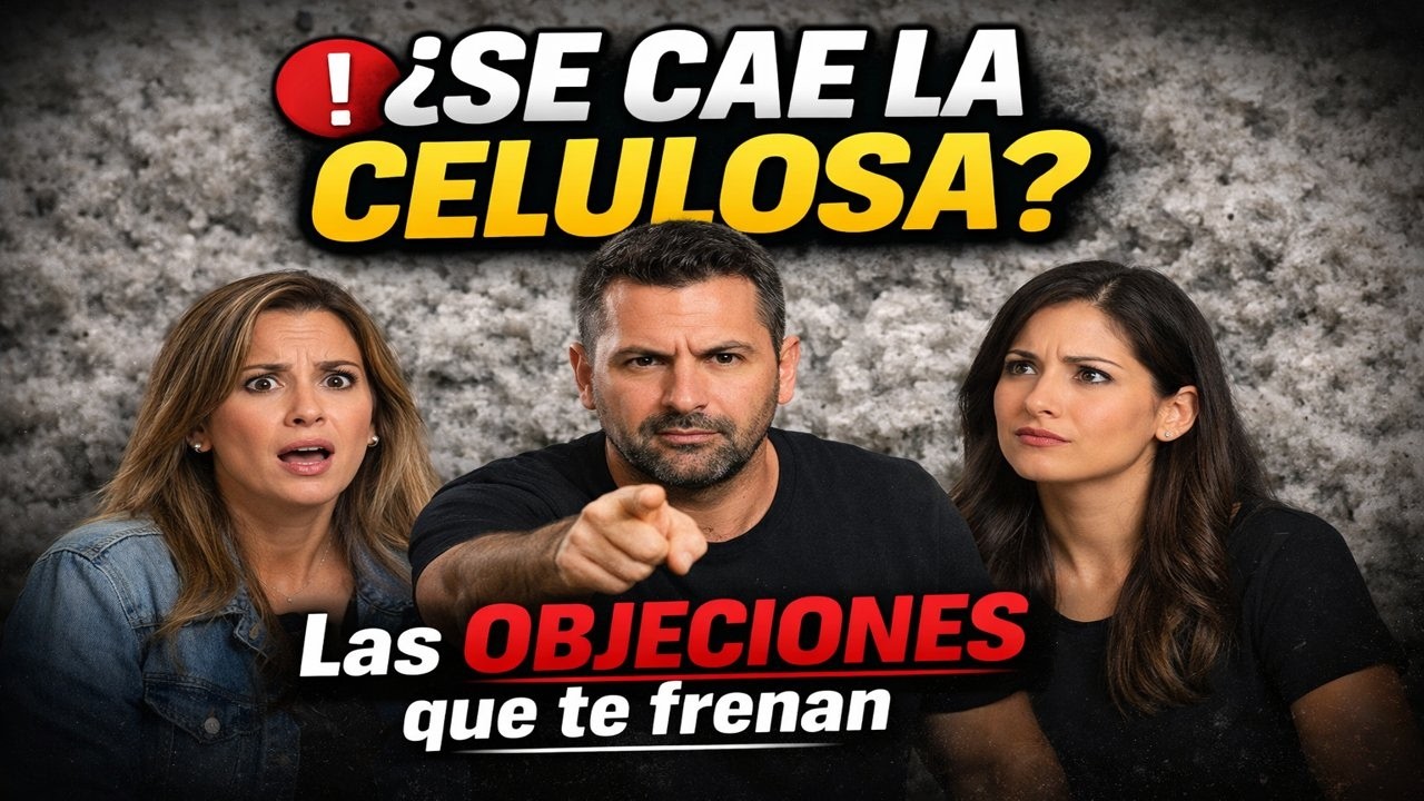 ☠️ Objeciones al Aislante de Celulosa: Cómo Responder y Vender Más Aislamiento Térmico