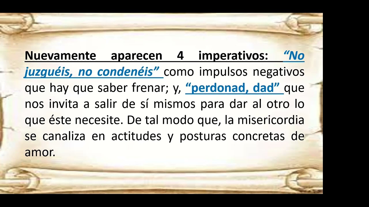 1. Sed compasivos, como vuestro Padre es compasivo. Lc 6, 27-38