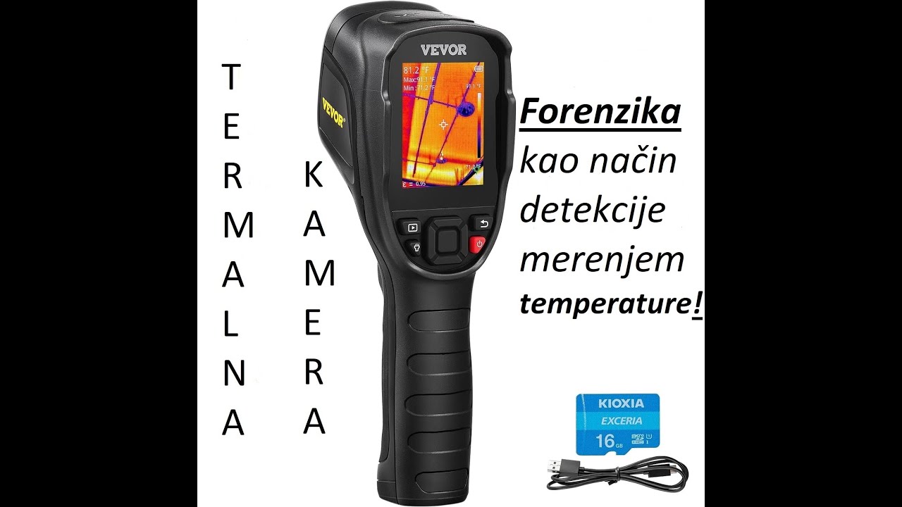 Termalna rucna kamera - Detekcija Toplotnih zona - Vevor SC240N