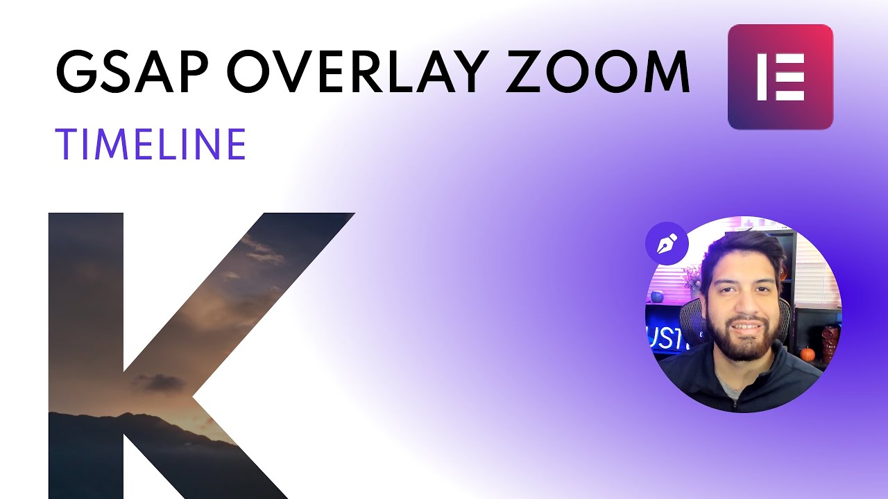 Overlay Zoom Effect Timeline On Scroll With GSAP In Elementor Pro