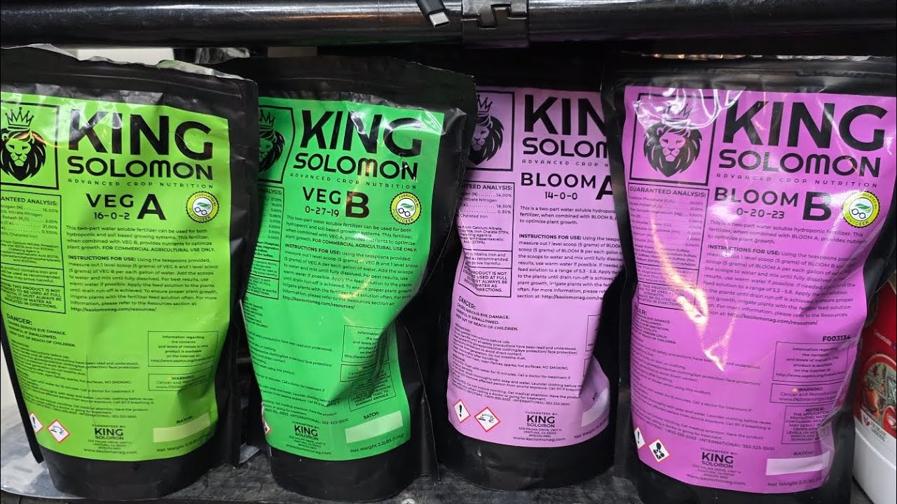 how to mix up king solomon. some of the easiest nutrients you will ever find 
