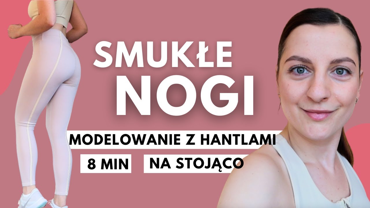 SMUKŁE I ZGRABNE NOGI | 8 MIN EKSPRESOWY TRENING NA STOJĄCO DLA POCZĄTKUJĄCYCH