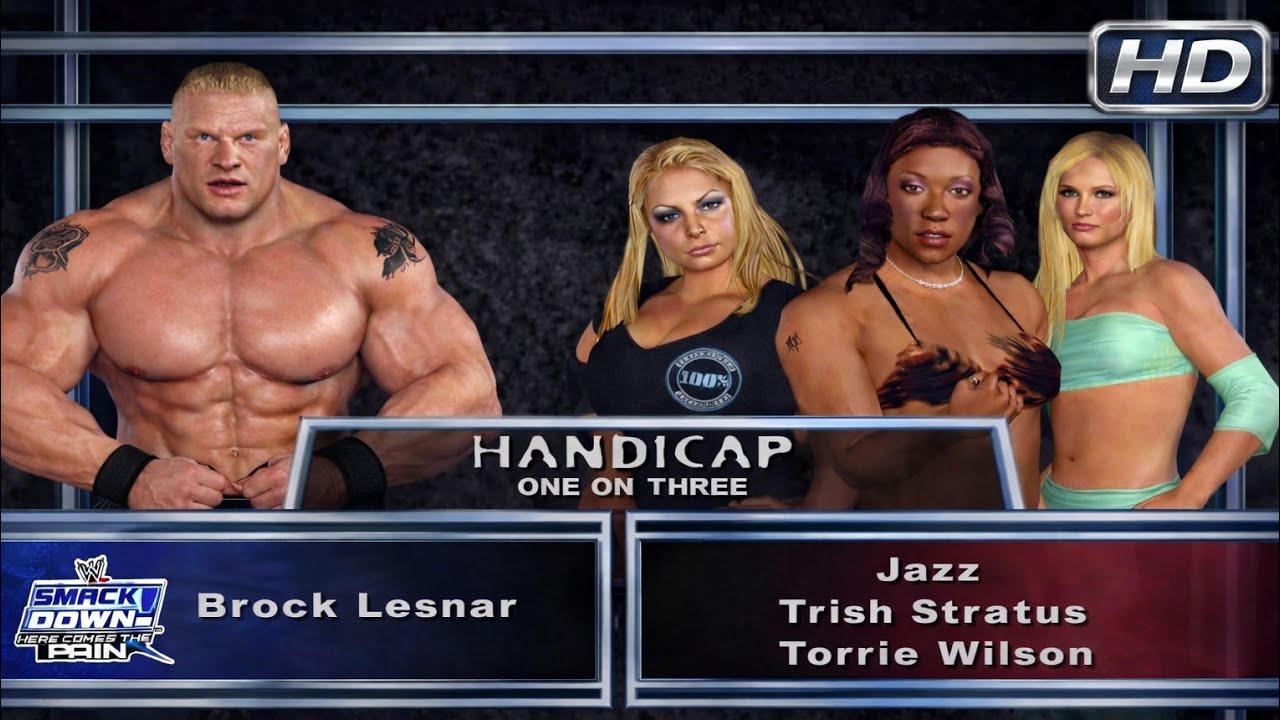 Destroy Feminism Mode 😈 Brock Lesnar vs 3 | SmackDown Pain