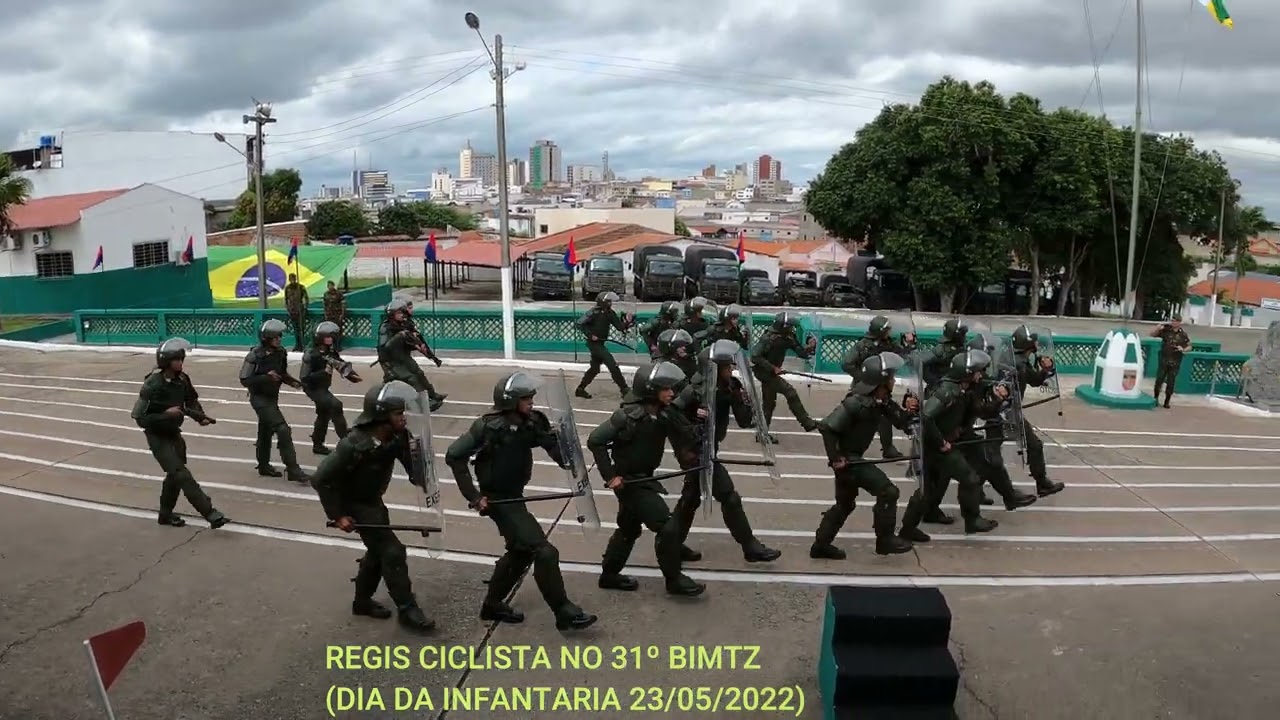 Regis ciclista no 31º BIMTZ no dia da Infantaria 23/05/2022