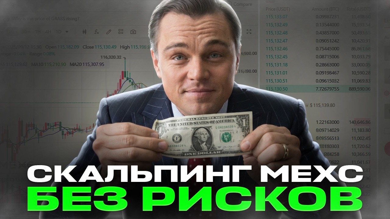Скальпинг на MEXC без угадывания рынка | Межбиржевой арбитраж $100+ в день