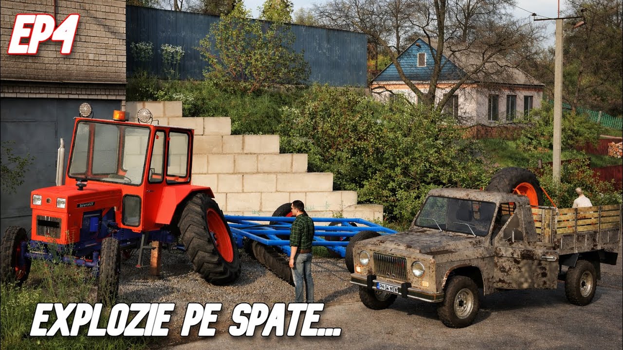 Babadag Roleplay Multiplayer///A FĂCUT CUMĂTRU’ EXPLOZIE LA TRACTOR ///Ep4///Farming Simulator 19