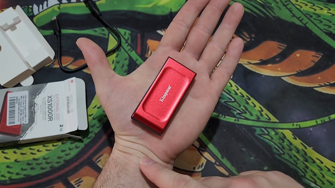 Unboxing e teste do ssd portátil Kingston XS1000R 2TB
