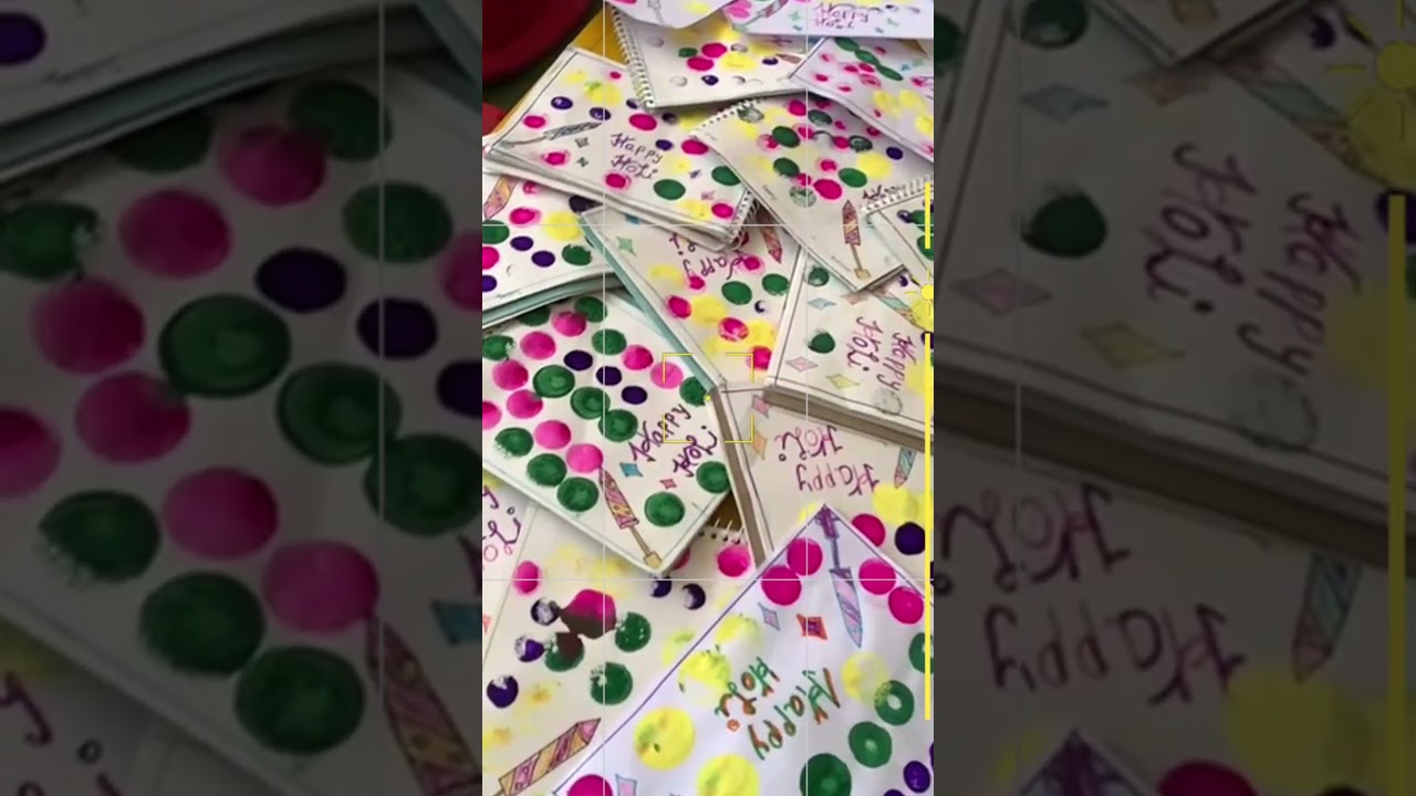 #HappyHoli#HoliActivity#ColorfulLearning#LittleArtists#FunWithColors#SchoolCelebration#Creative