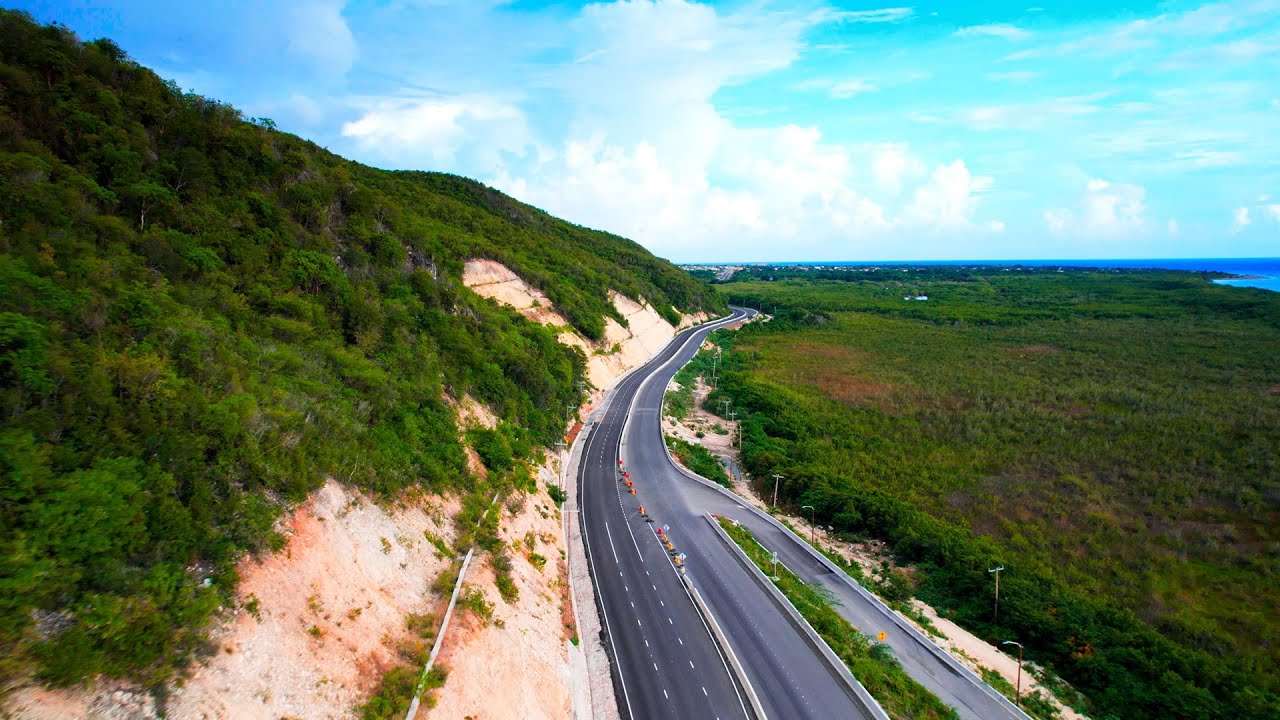 Finished Sections of St. Thomas 10 Mile - Albion Southern Coastal Highway Project