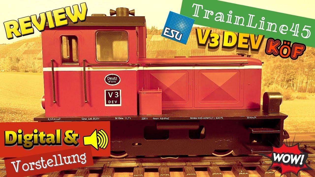 TrainLine45 V3 DEV K&ouml;f / Digitalvorstellung (Digital / Sound)
