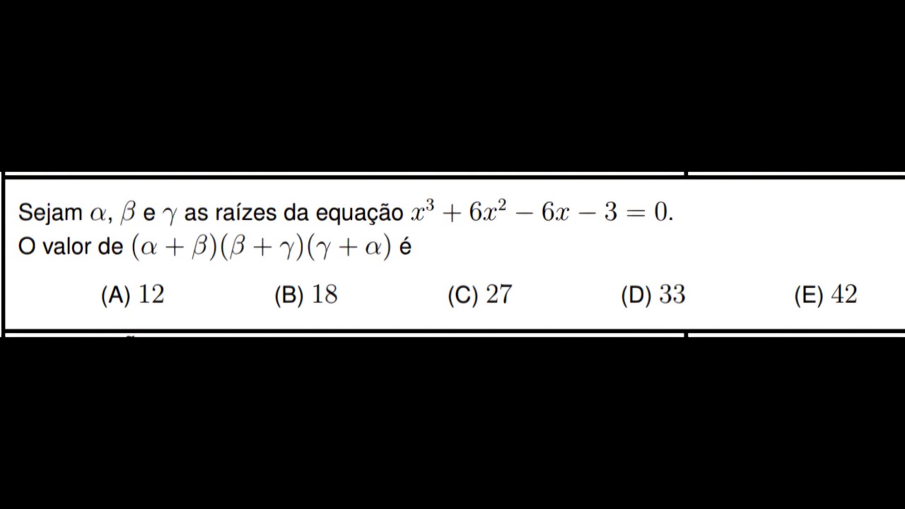 Questão de Polinômios - IME 2024(Matemática)