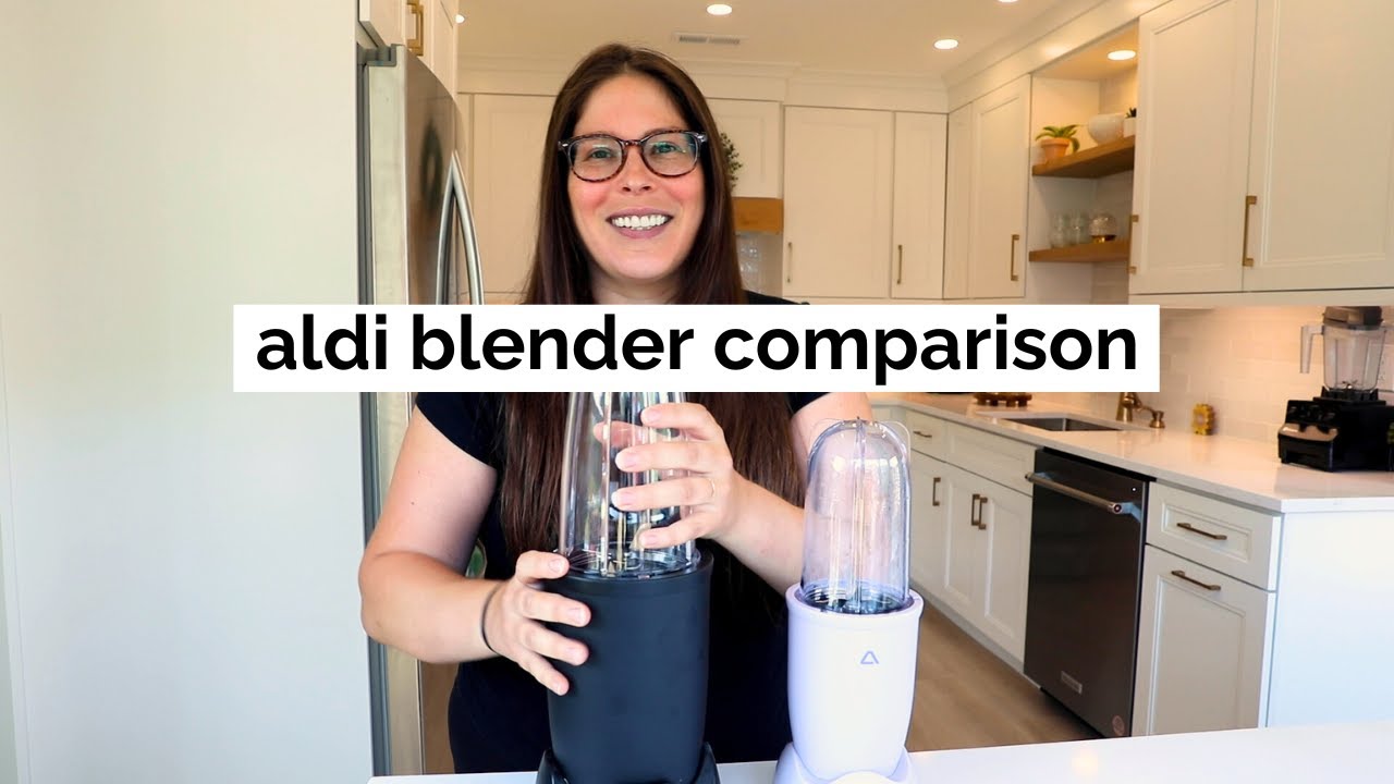 Aldi Blender Comparison Ambiano Nutrition Blender vs Ambiano Blending Set