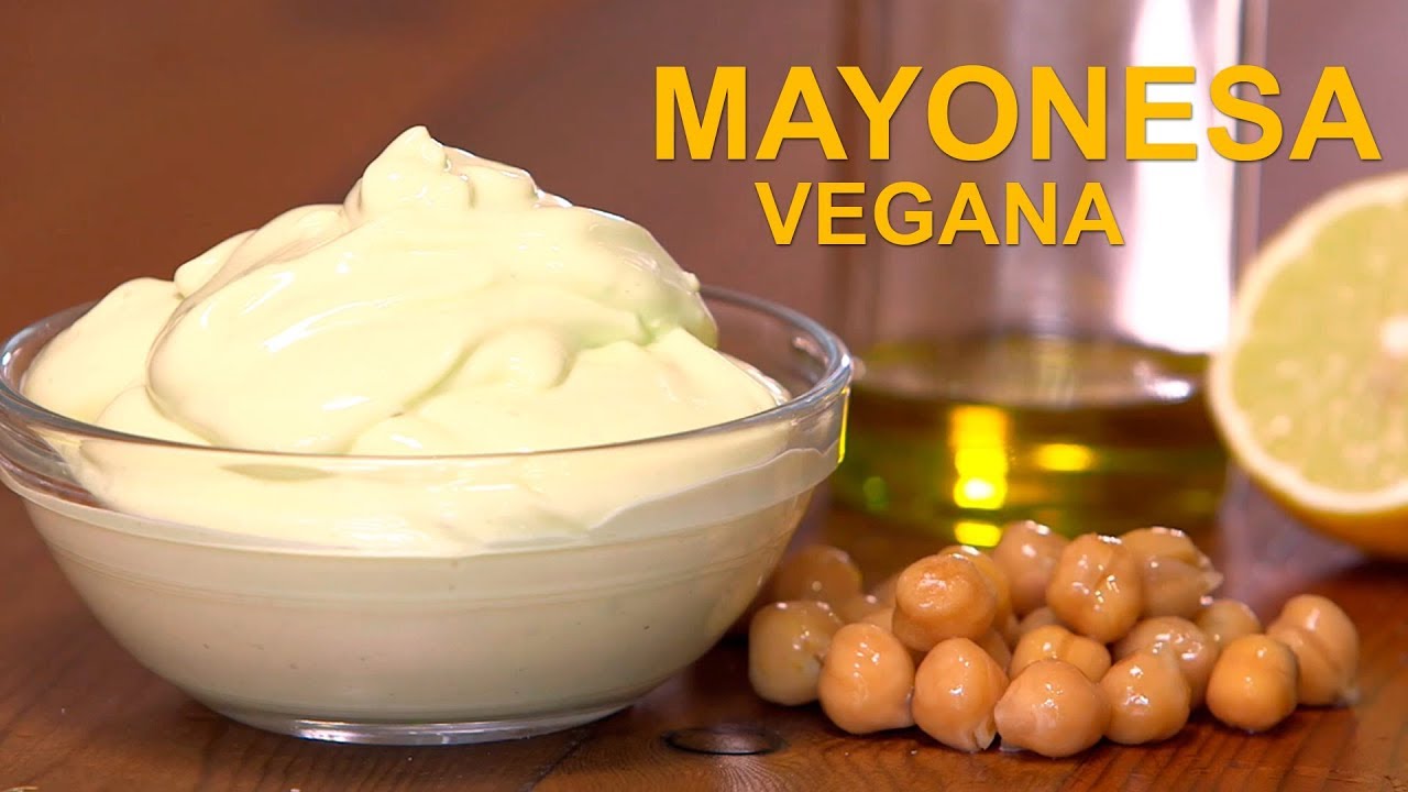 Mayonesa VEGANA casera | Receta fácil y saludable