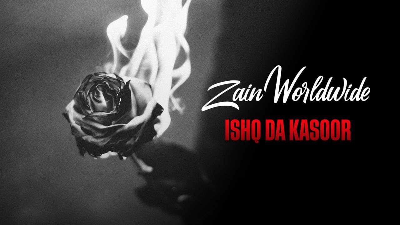 Ishq Da Kasoor | Zain Worldwide | Mansi Bhardwaj | Lyric Visualizer | Latest Bollywood Songs 2025
