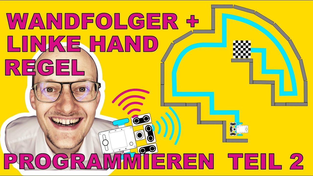 Wandfolger + LinkeHand Regel programmieren Teil 2 - Best way to navigate through a maze