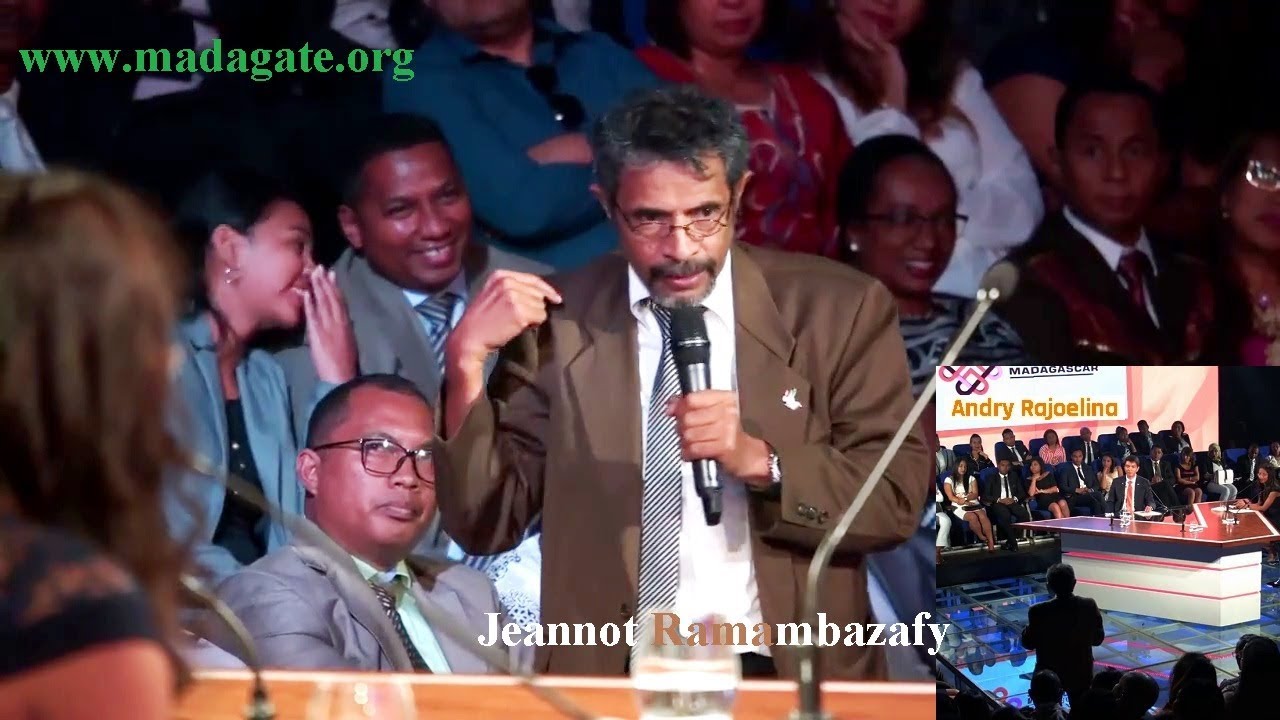 Andry Rajoelina IEM mamaly an'i Jeannot Ramambazafy