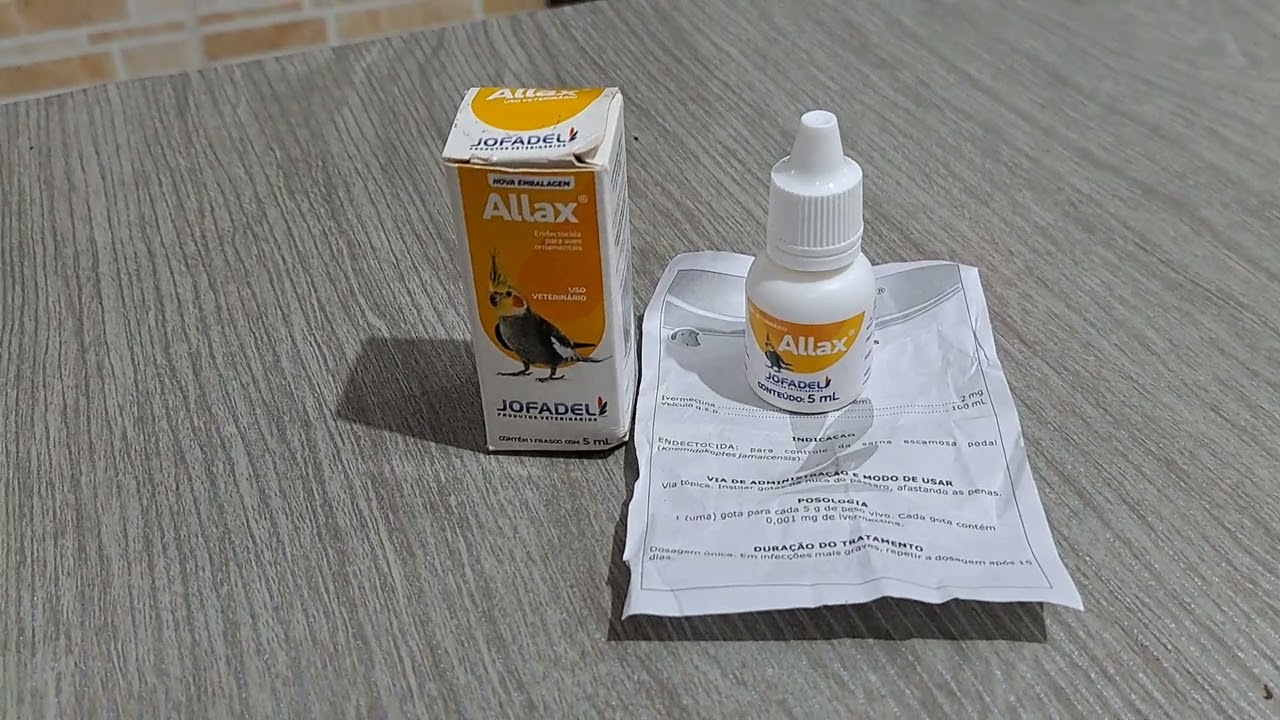 ALLAX TRATAMENTO PARA ACARO DE PENAS E TRAQUEIA.