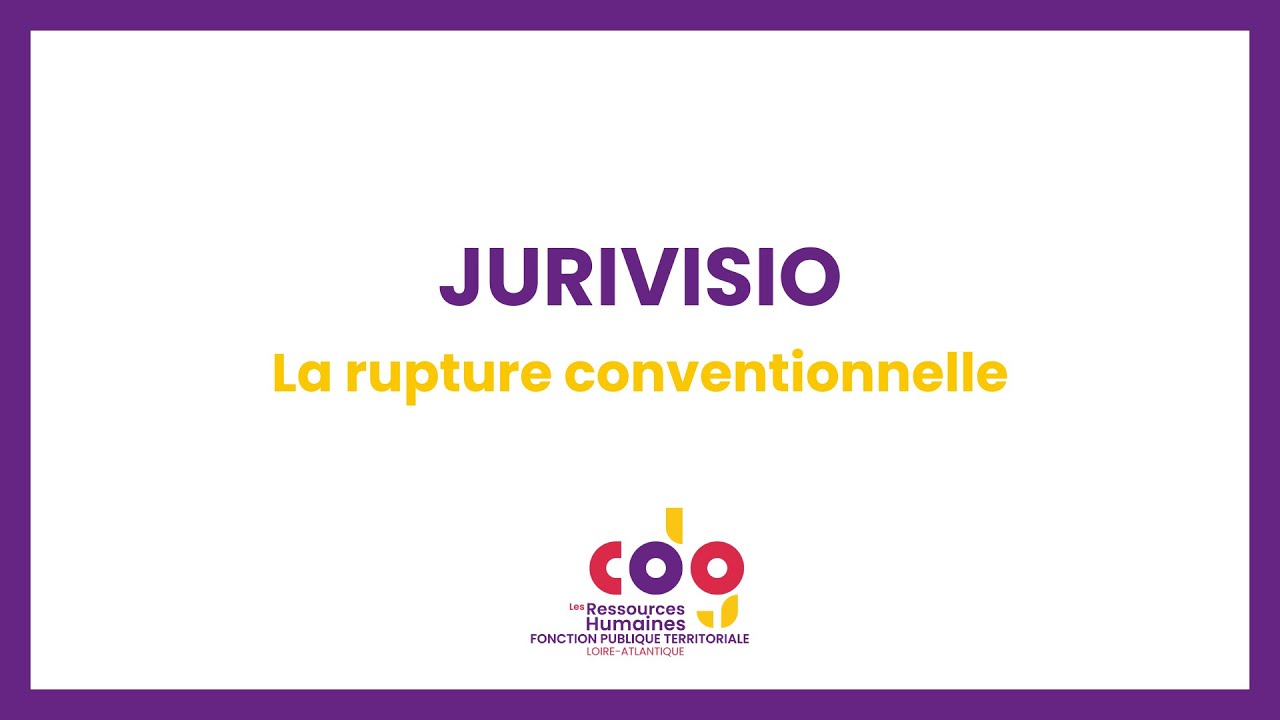 Hors les Murs 2025 : Jurivisio - La rupture conventionnelle