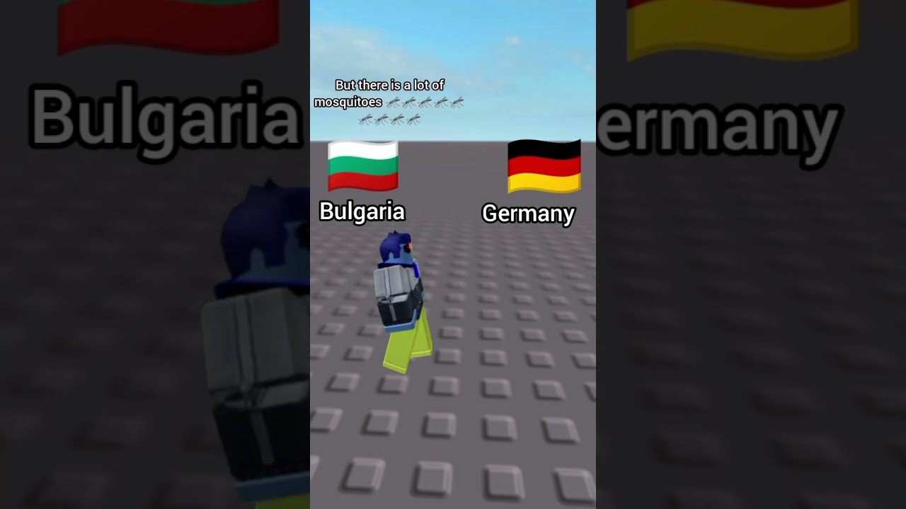 Bulgaria vs Germany #bulgaria #germany #mosquito #roblox #shorts