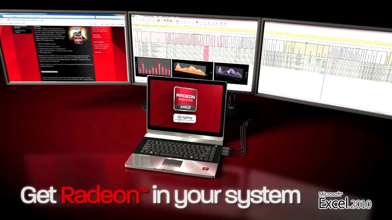 AMD Eyefinity on new AMD Radeon HD 6000M mobile graphics