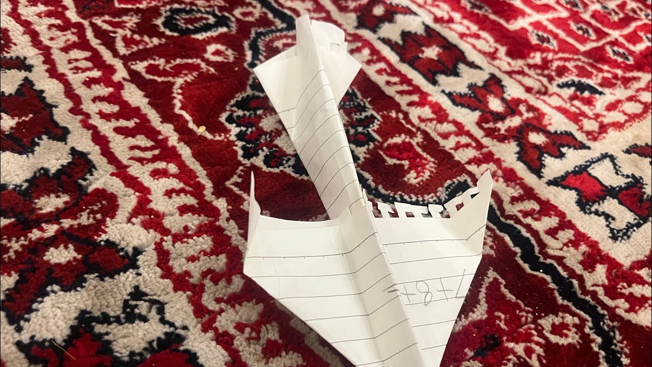 HOW TO MAKE AN OG 3D ✈️ PLANE (can not fly  just decoration)