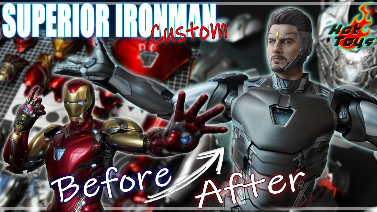 HotToys Ultimate Custom! The phantom Iron Man, Tom Cruise version SUPERIOR IRON MAN!