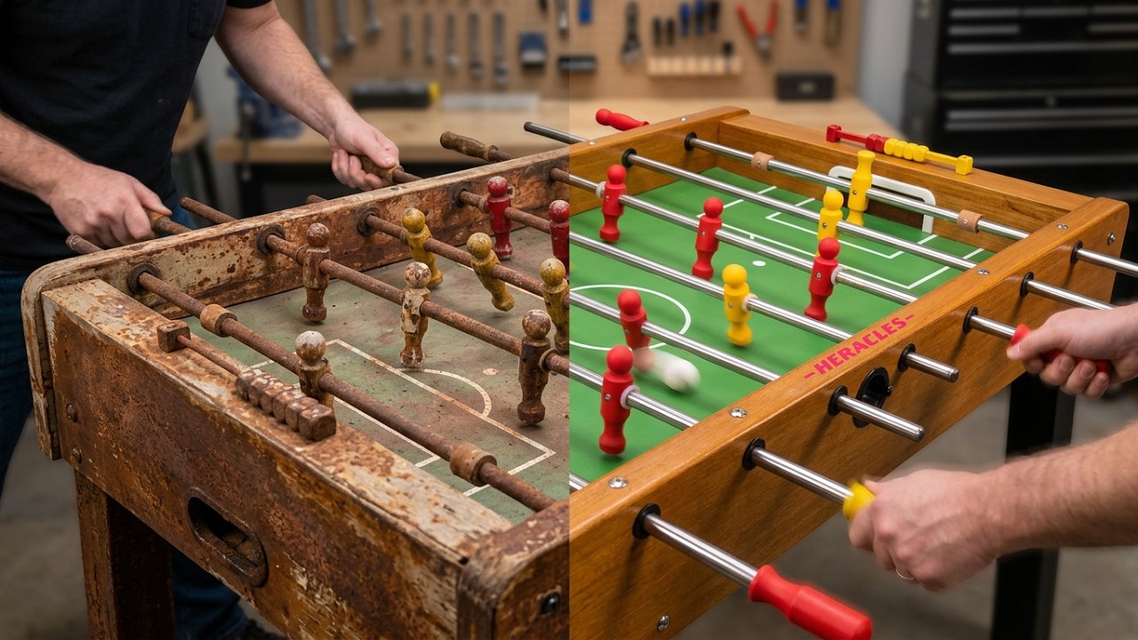 Vintage 1960’s Super Foosball Table - Restoration