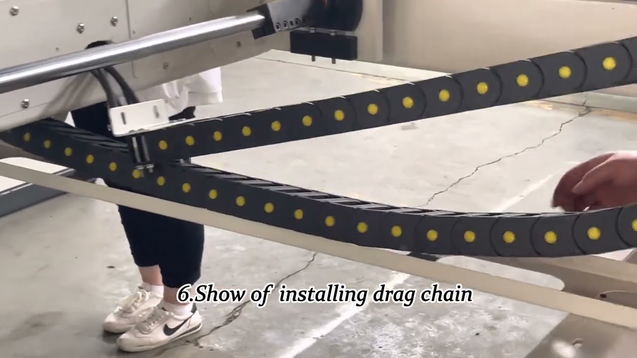 CNC beam saw computer panel saw machine install video