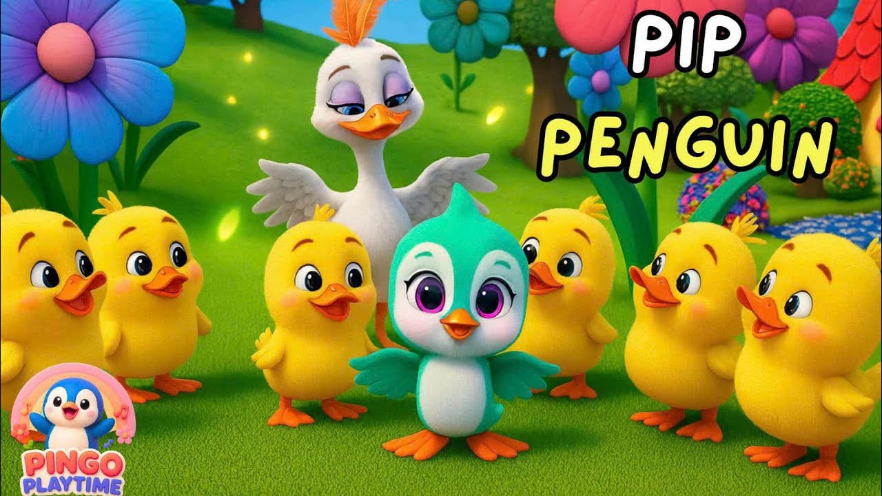 🐧🌼🎶Pip&rsquo;s Best Nursery Song Compilation | Fun Kids Song | Pingo Playtime TV🦆🐰