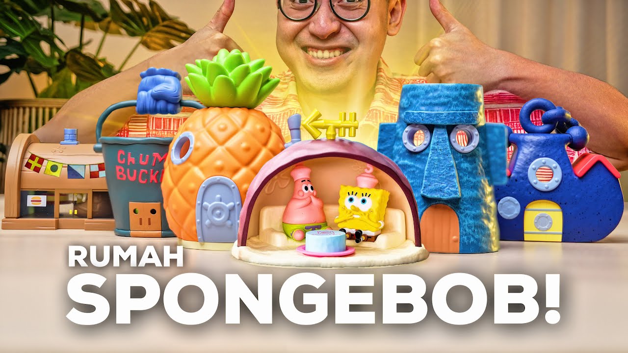 GUE BELI SEMUA RUMAH KARAKTER SPONGEBOB BESERTA ISI2NYA!
