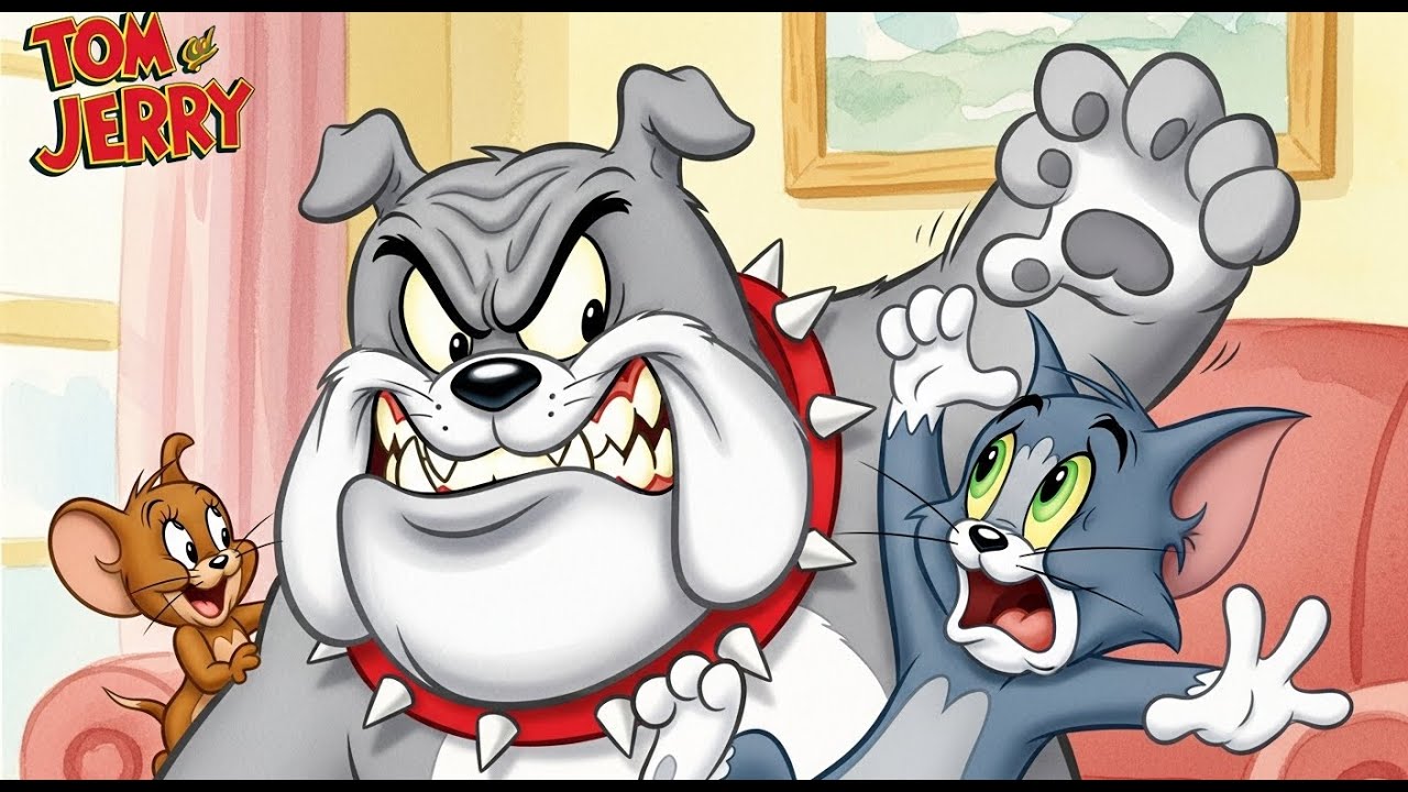 Spike the Bulldog vs Tom 😱 | Classic Tom & Jerry Mega Compilation | Vintage Cartoons