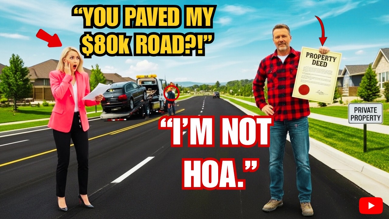 HOA Paved Over My $80K Private Road Overnight — So I Made ALL 58 of Their Cars DISAPPEAR