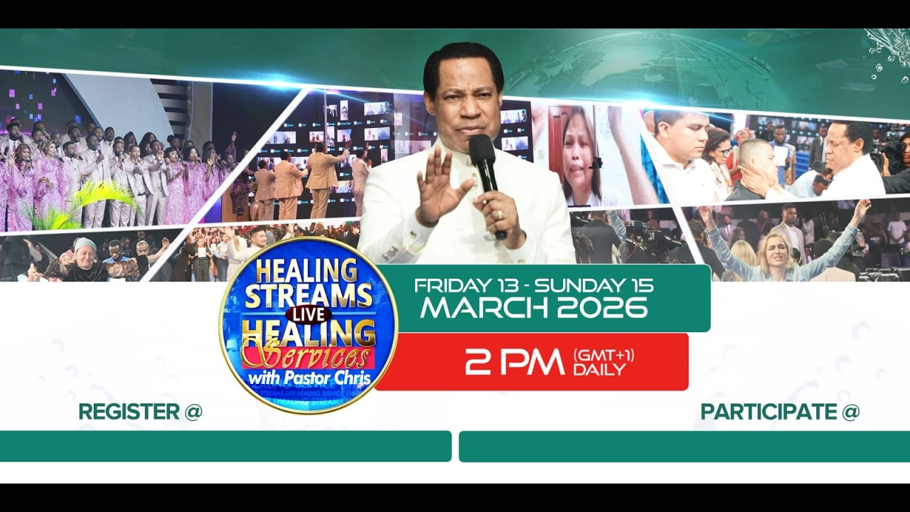 🛑🅻🅸🆅🅴 DAY 1: HEALING STREAMS LIVE HEALING SERVICES WITH PASTOR CHRIS - MARCH 2026