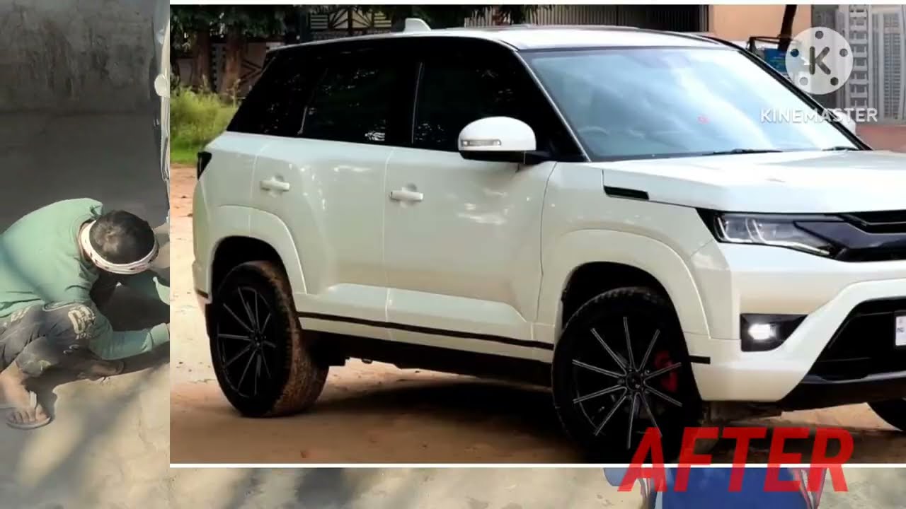 #aasif0177 #carworck #marutisuzuki #newbrezza #rangroverlook #goodpainting