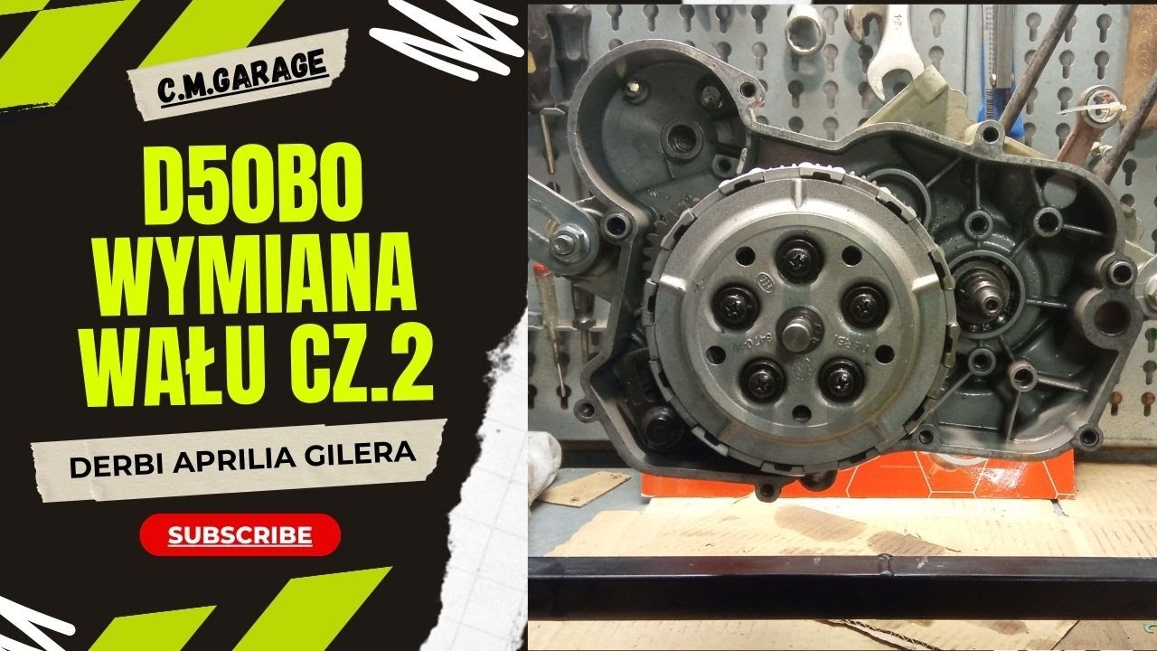 Jak złożyć silnik D50B0 naprawa. Derbi, Aprilia, gilera cz 1