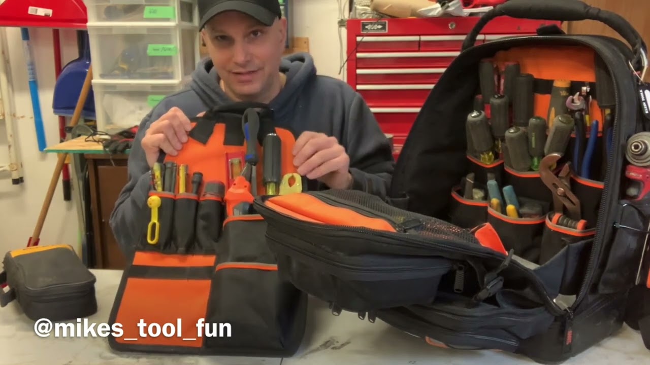 @KleinToolsVideo Рюкзак Tradesman Pro Tool Master! Модель 55485