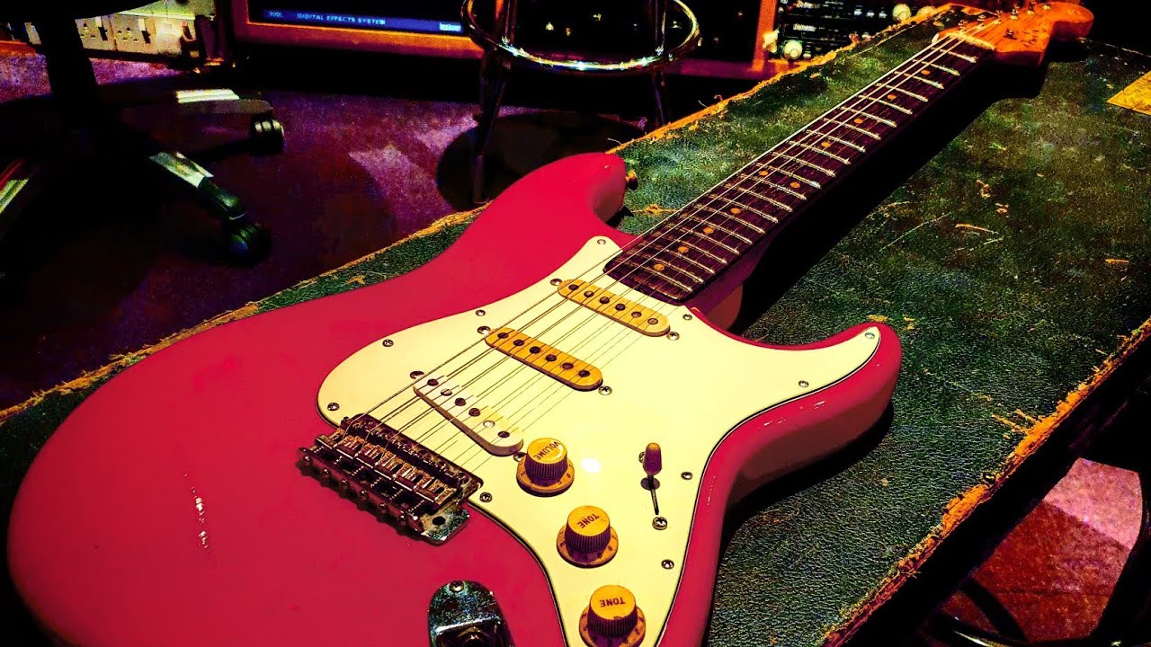 1963 Fender Strat Fiesta Red - Setup & Authenticated by Dr. Robert Robbie Gladwell! Up Close Video