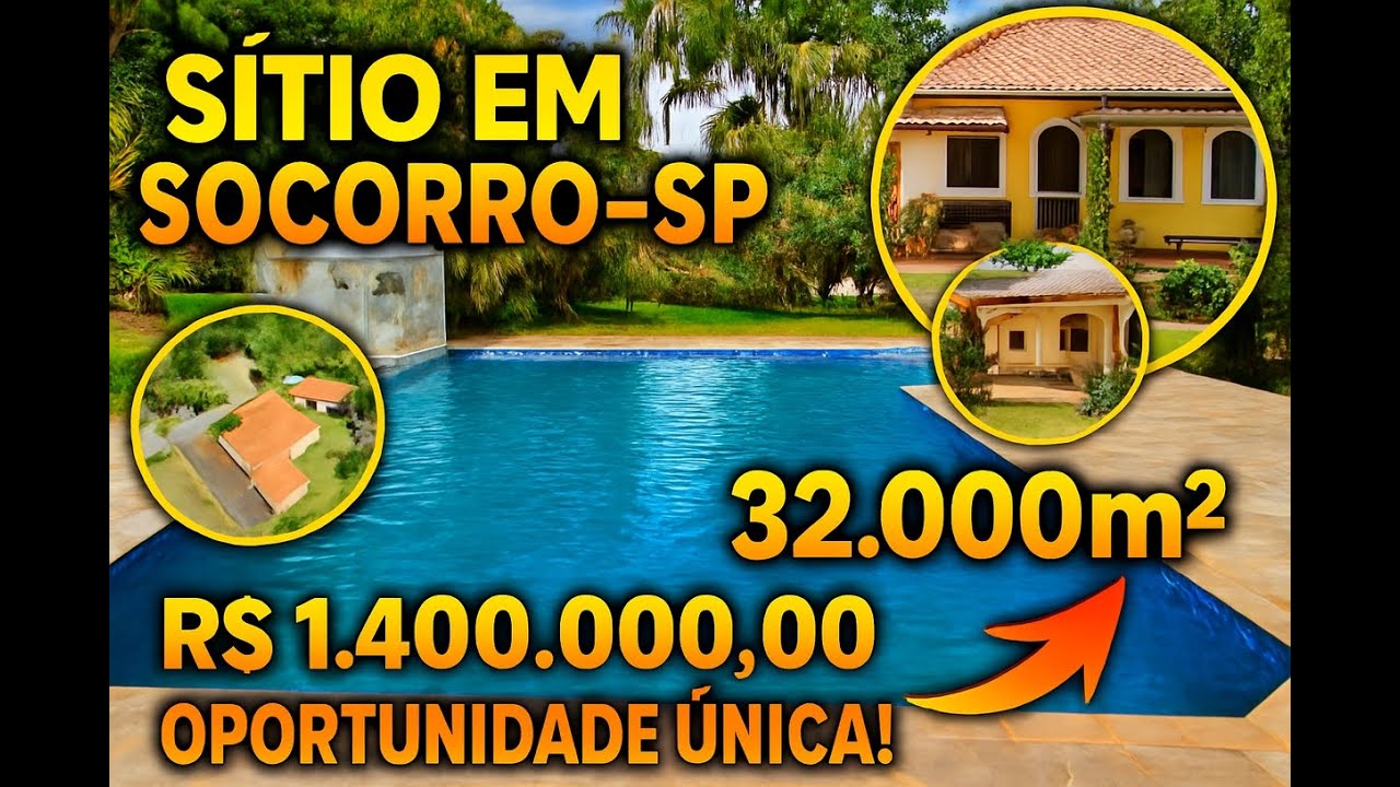 Sitio em Socorro -SP, Oportunidade única. R$ 1.4000.000,00