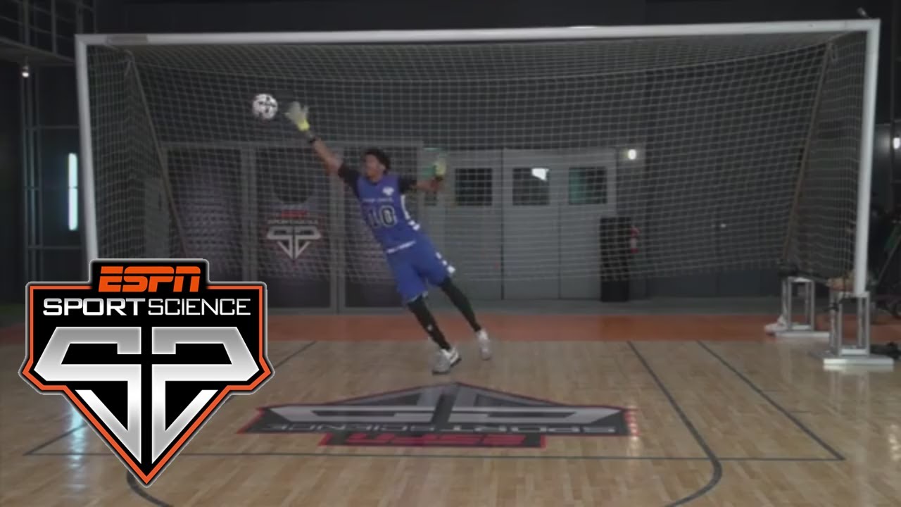 Jarrett Allen Uses His Impressive Hops To Block Kicks | Sport Science | ESPN