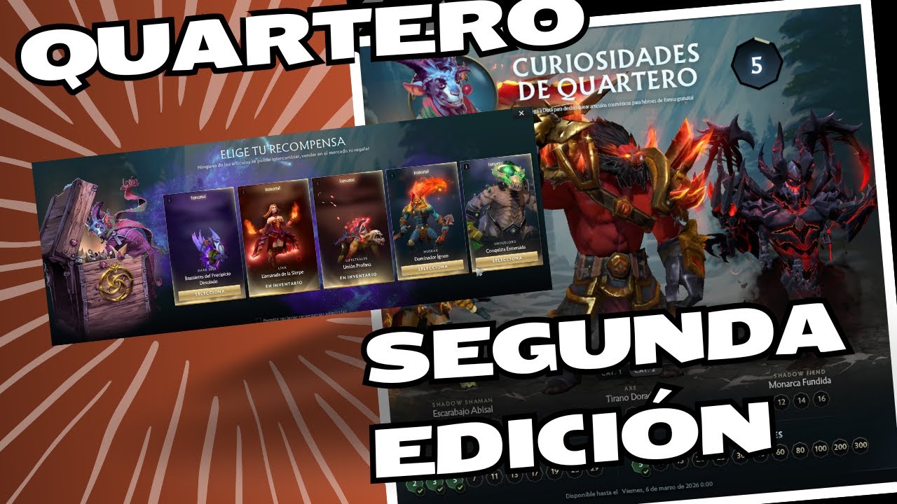 Quartero 2da edición | Nuevo evento Dota 2 | Mejores recompensas !??
