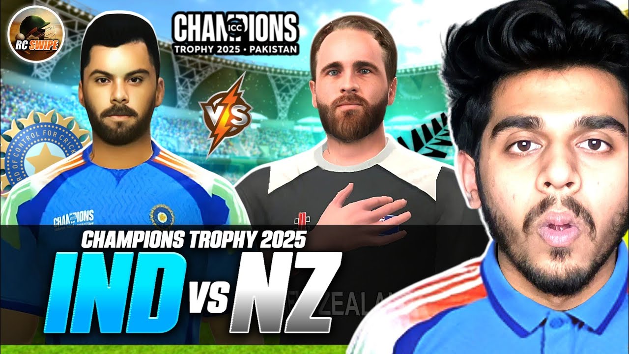 India's Fast Bowlers In Action - IND Vs NZ - Champions Trophy 2025 - Real Cricket Swipe (RC SWIPE)